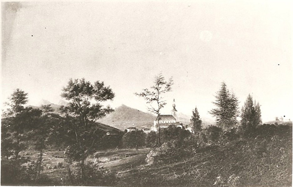 paesaggio boschivo con figure (dipinto) - ambito Europa centro-settentrionale (s